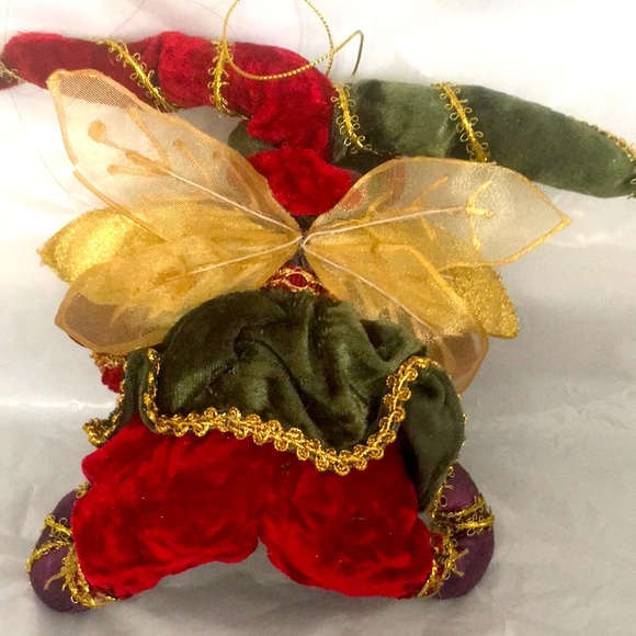 Handcrafted Santa Elf - Brocades, Velvet, & Trims - Picture 9 of 15